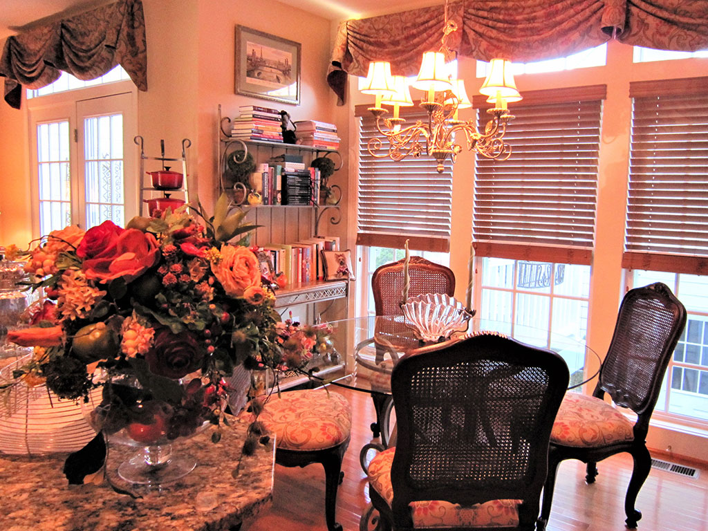 French Country Kitchen Dining Area