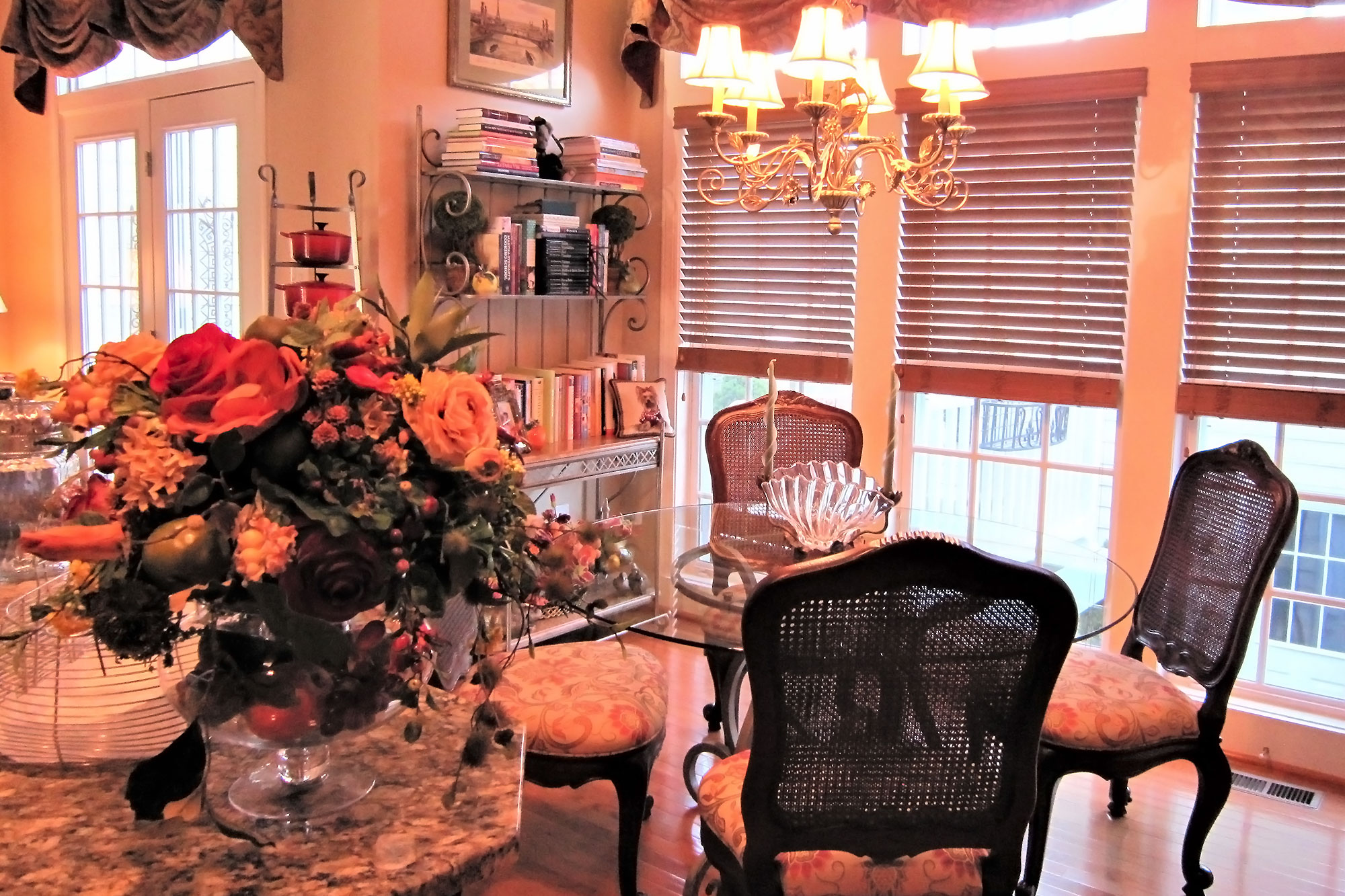 French Country Kitchen Dining Area